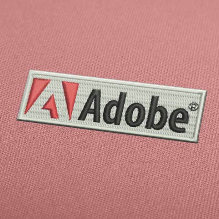 Adobe Logo Embroidery Design