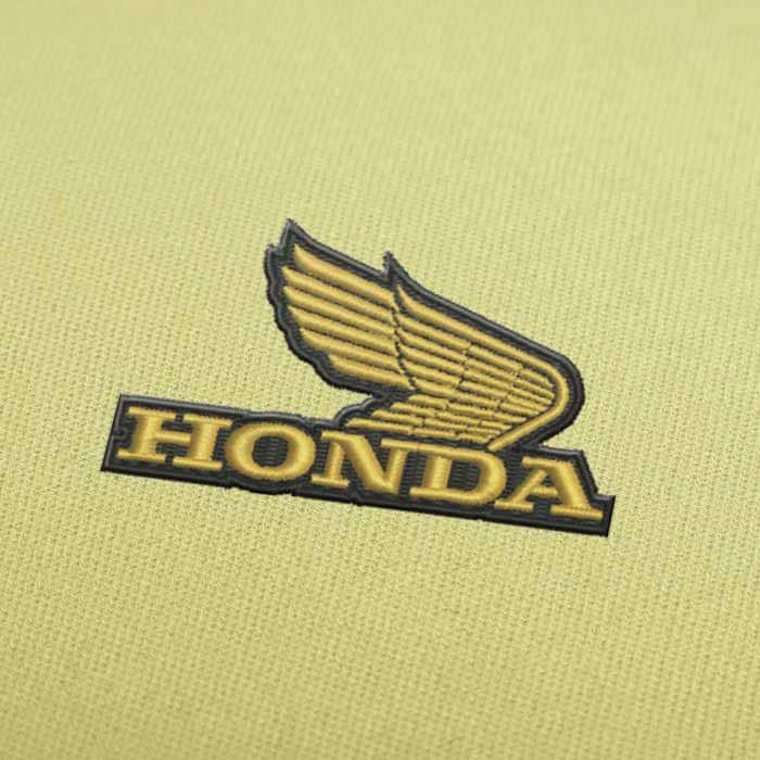 Honda Motorcycle Logo Embroidery Design