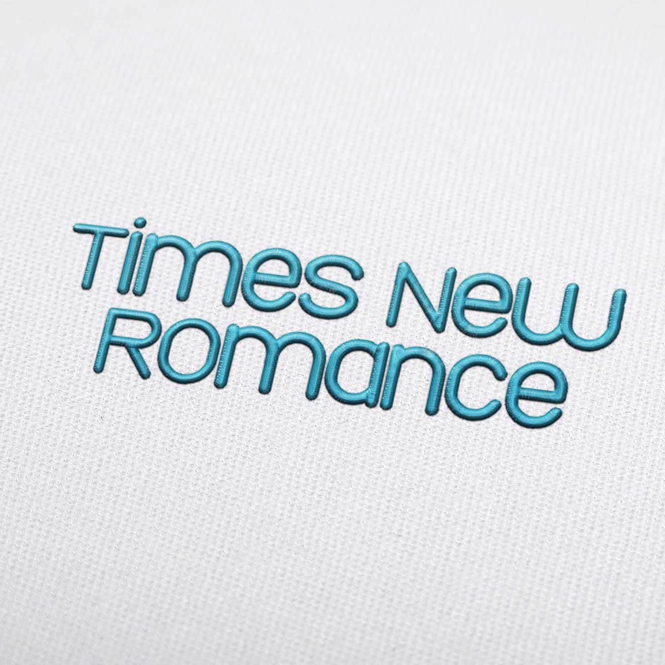 Abecedario Times New Romance