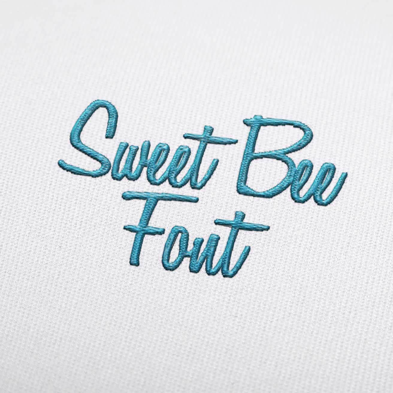 Sweet Bee Stickschrift