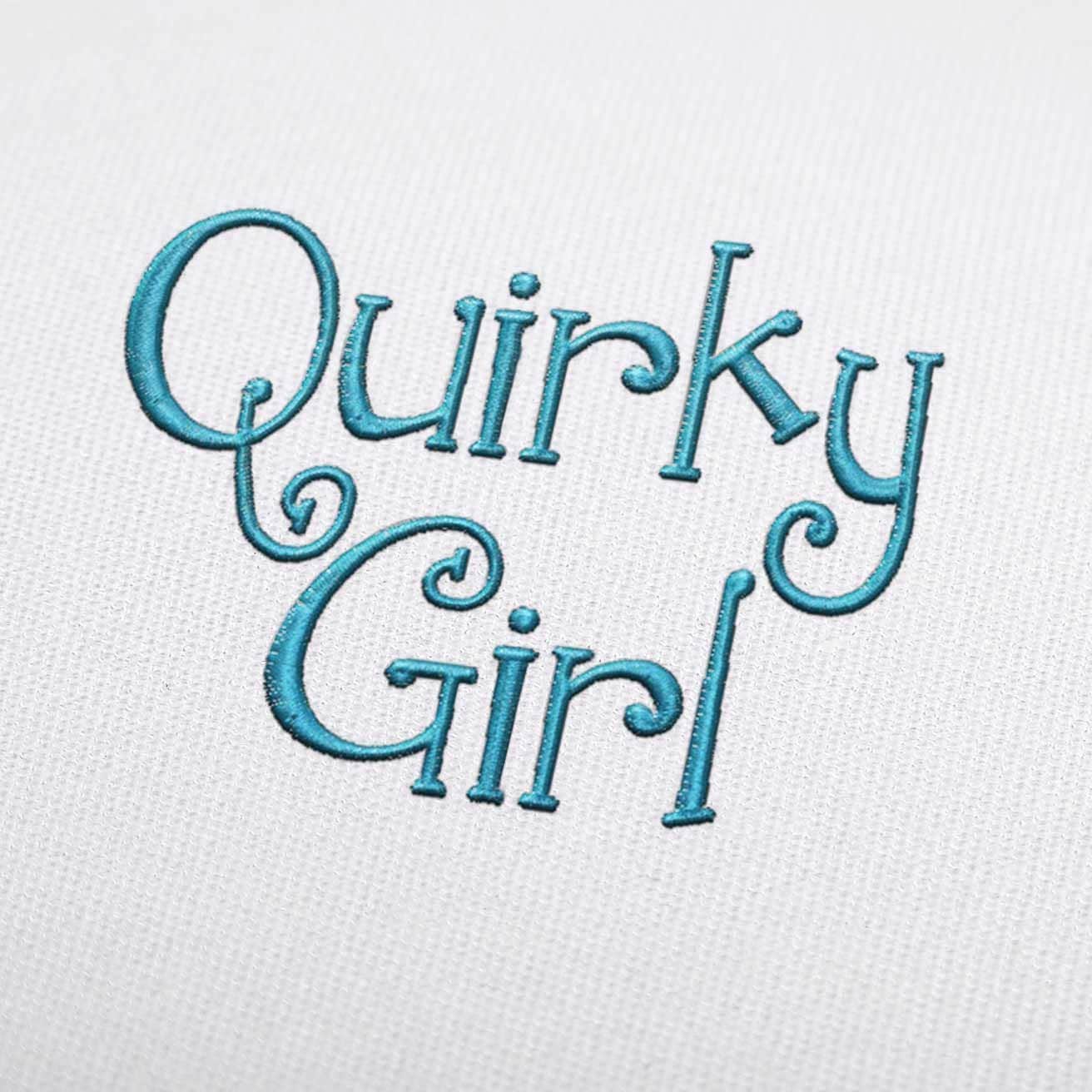 Quirky Girl Stickschrift