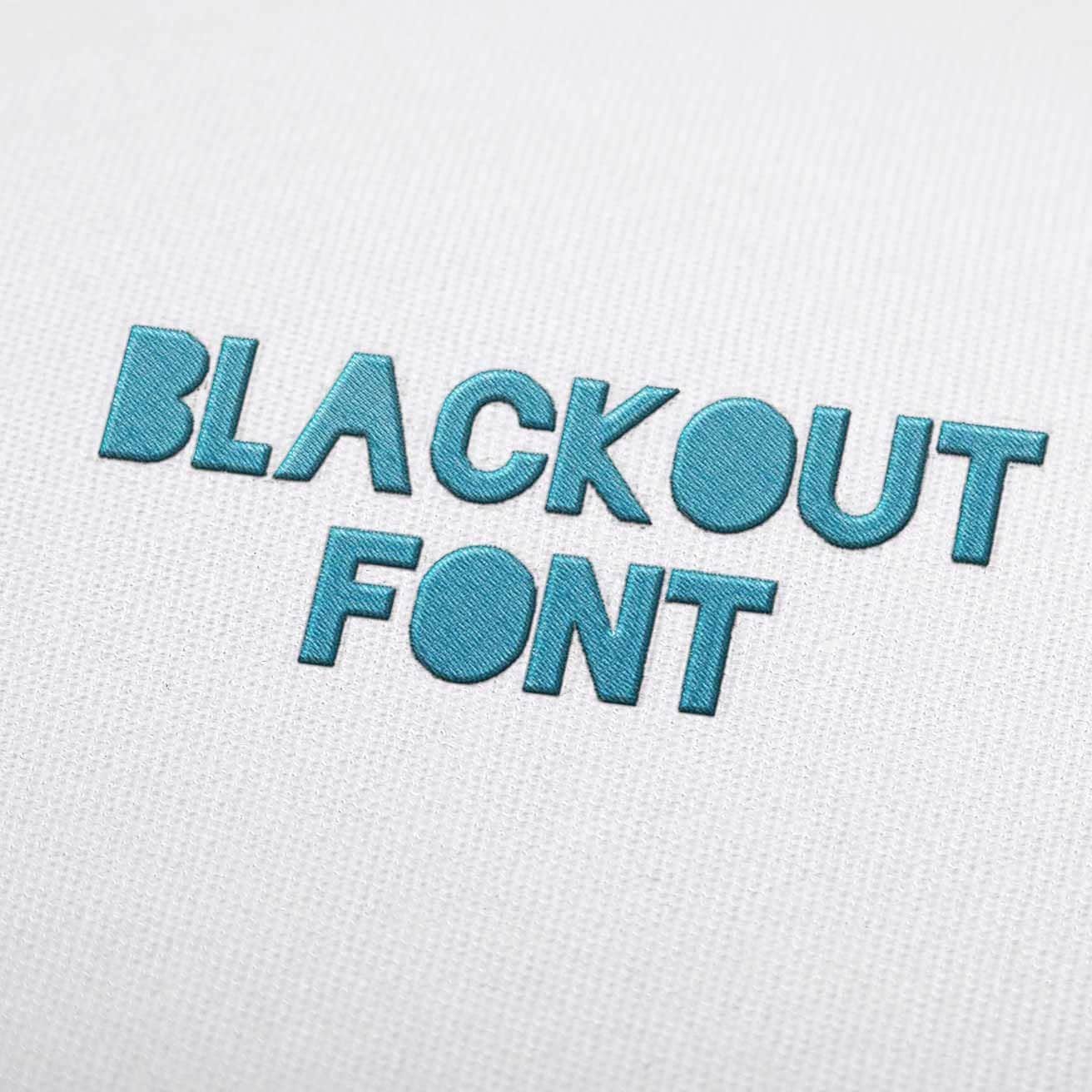 Abecedario Blackout
