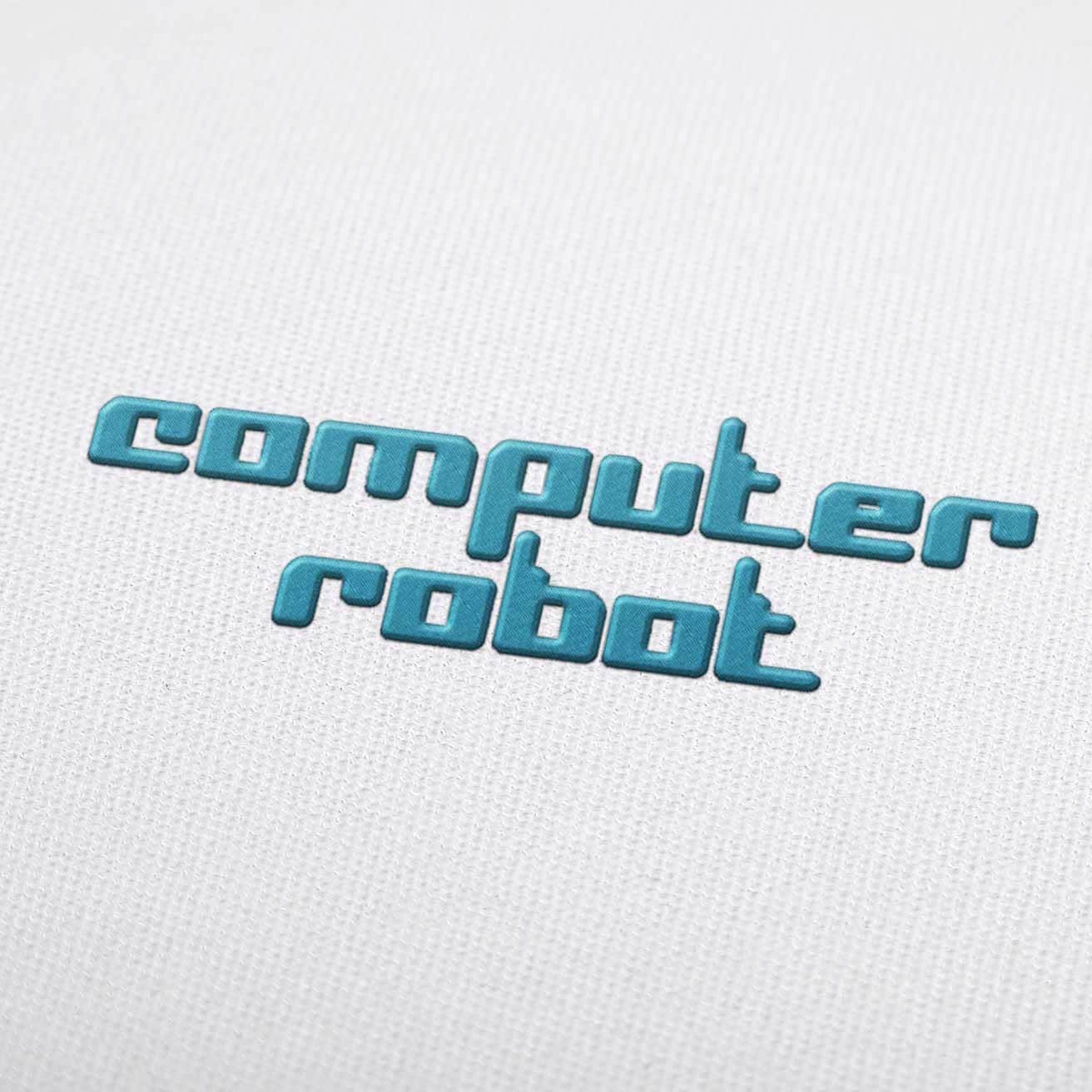 Abecedario Computer Robot