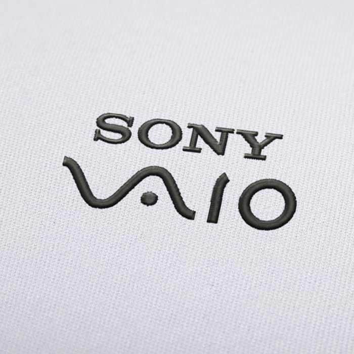 Sony Vaio Logo Embroidery Design