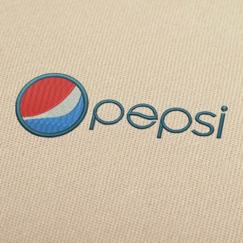 Pepsi Logo Embroidery Design