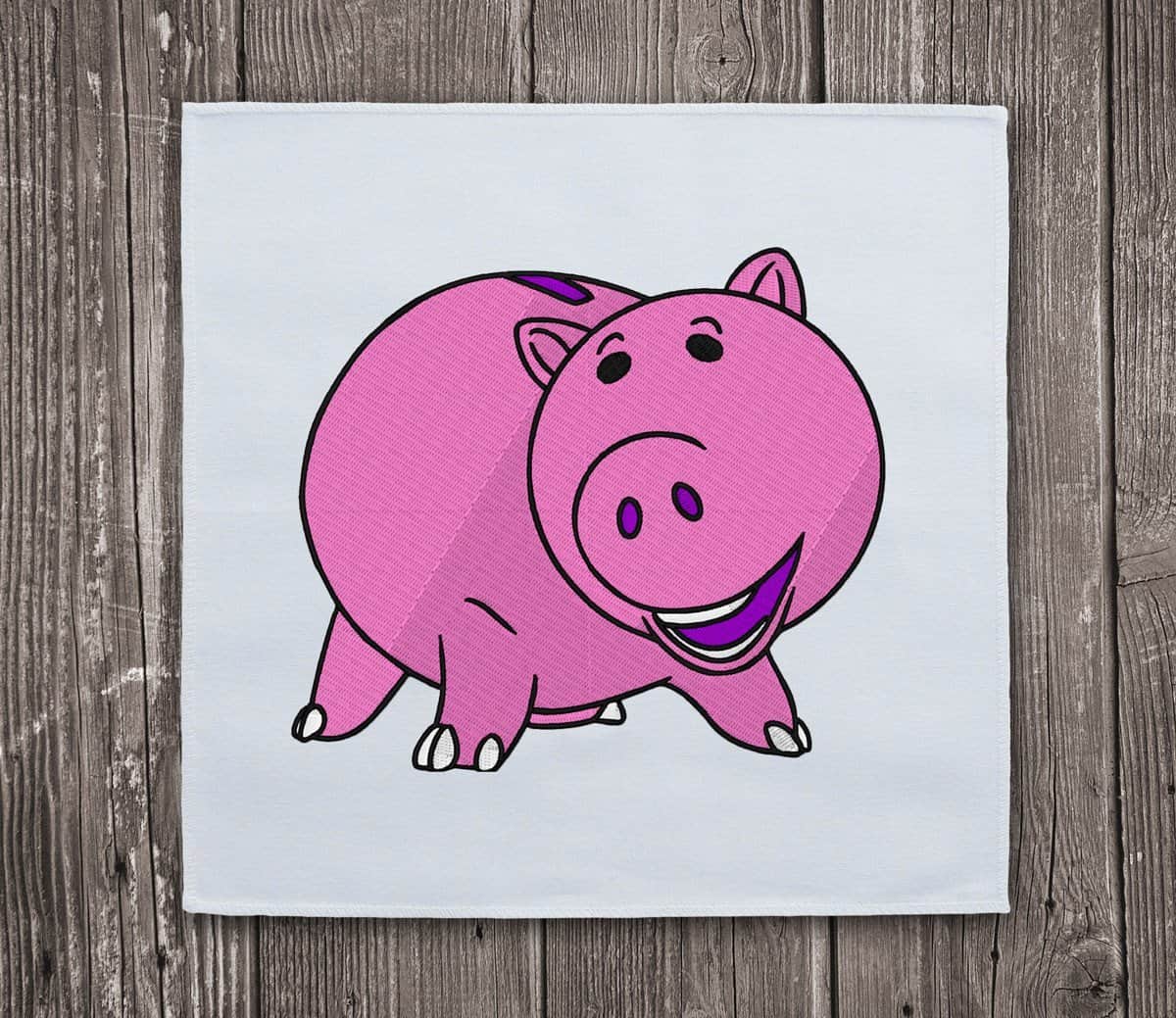 Hamm Pig Embroidery Design