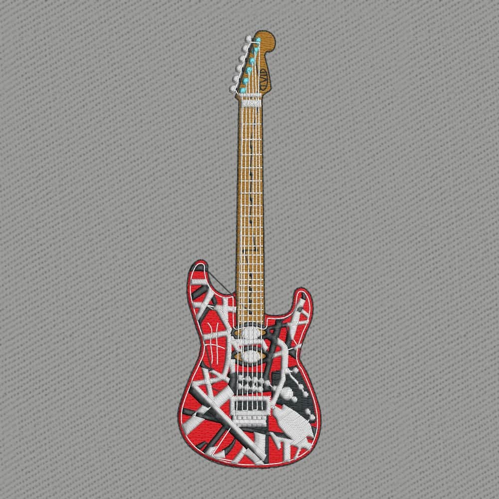Gitarre v2 Stickdatei