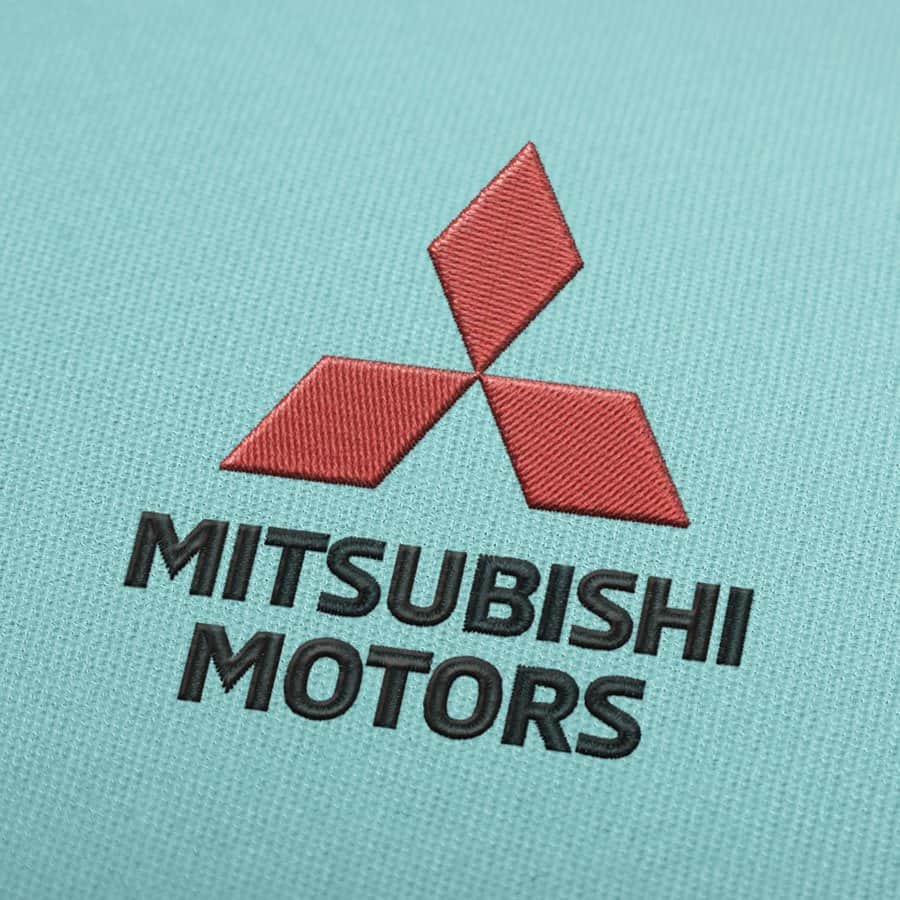 Mitsubishi Motors Embroidery Design