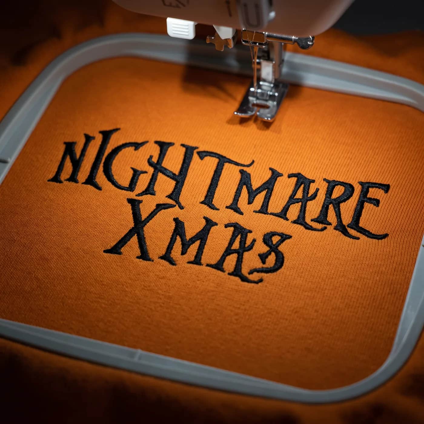 NightMare Xmas Font Embroidery Design