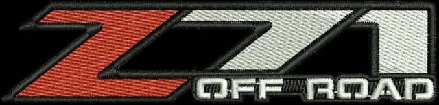 Z71 Off Road Logo Embroidery Design