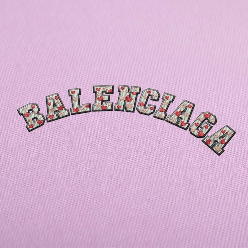 Descarga Picaje Bordado Curva Balenciaga