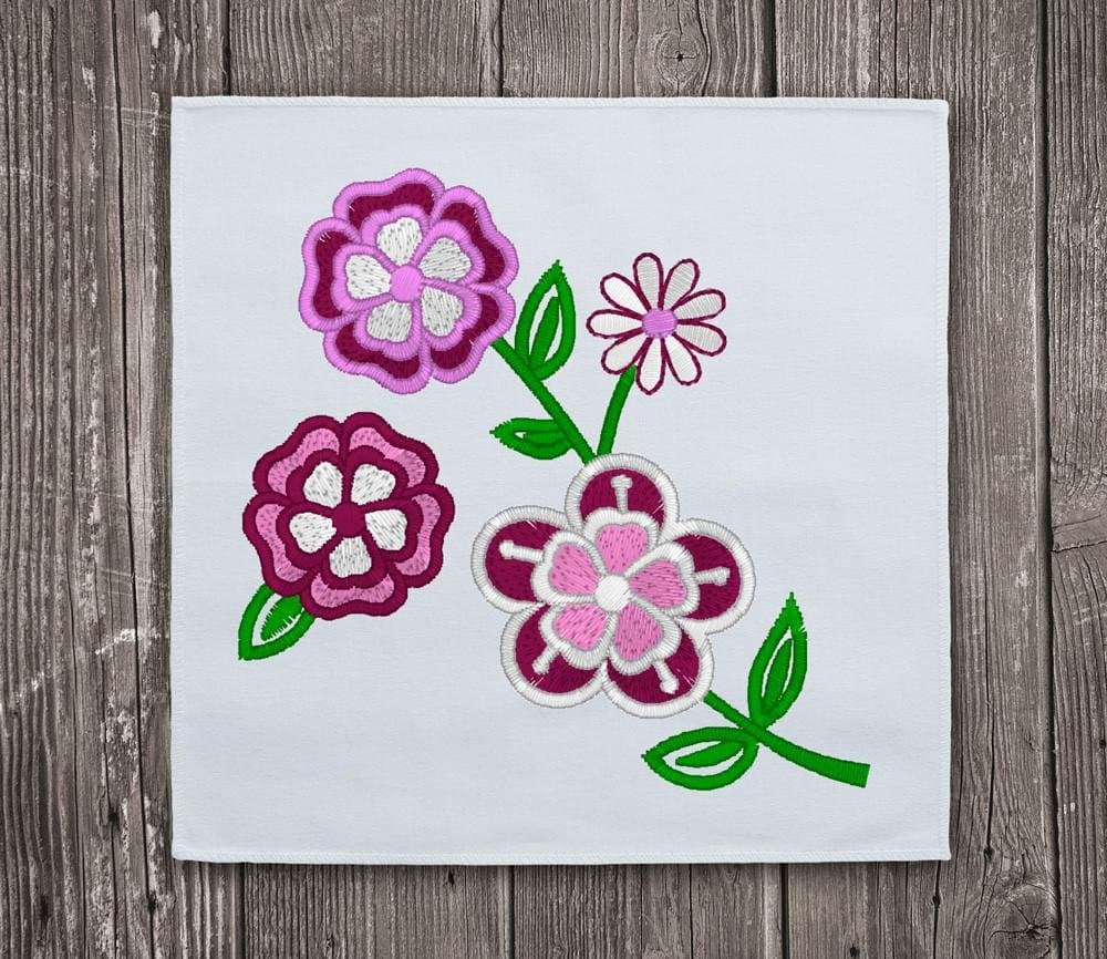 Schöne Blumen 1 Stickmuster Für Stickmaschinen Download