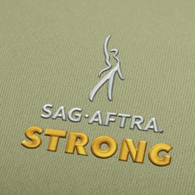 Sag Aftra Strong Embroidery Design Download