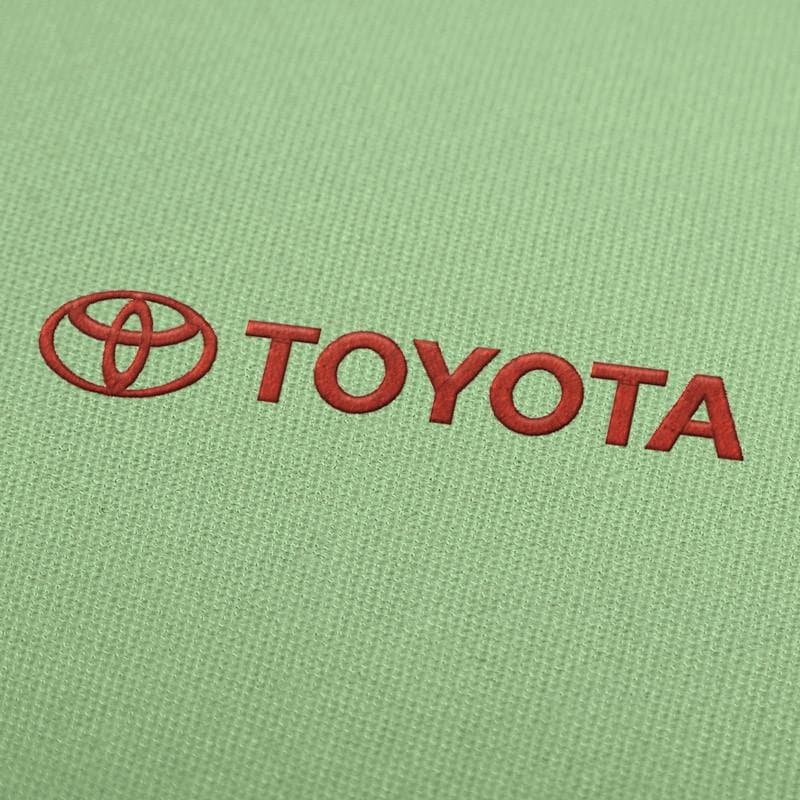 Toyota logo 2 Descarga Picaje Bordado