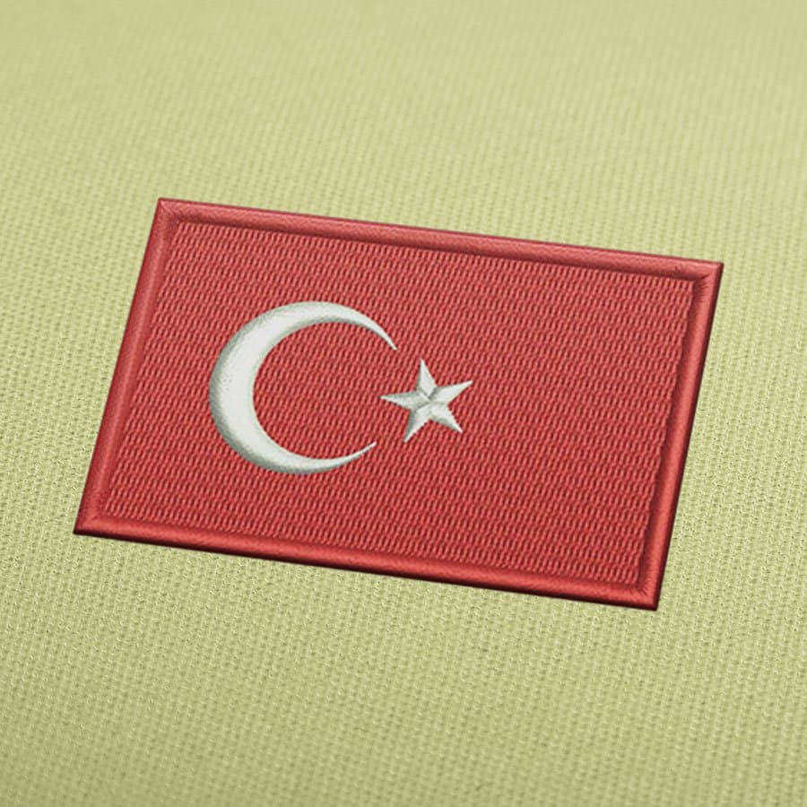 Turkey Flag Embroidery Designs Download