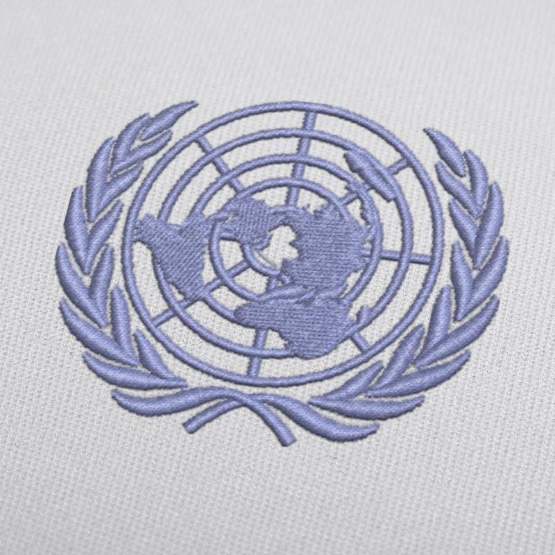Logo der Vereinten Nationen Stickmuster Für Stickmaschinen Download