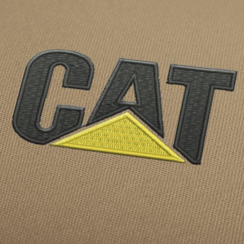 Caterpillar Logo 2 Stickmuster Für Stickmaschinen Download
