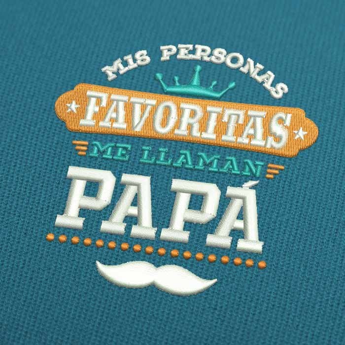 Mis Personas Favoritas Me Llaman Papa Stickmuster Für Stickmaschinen Download