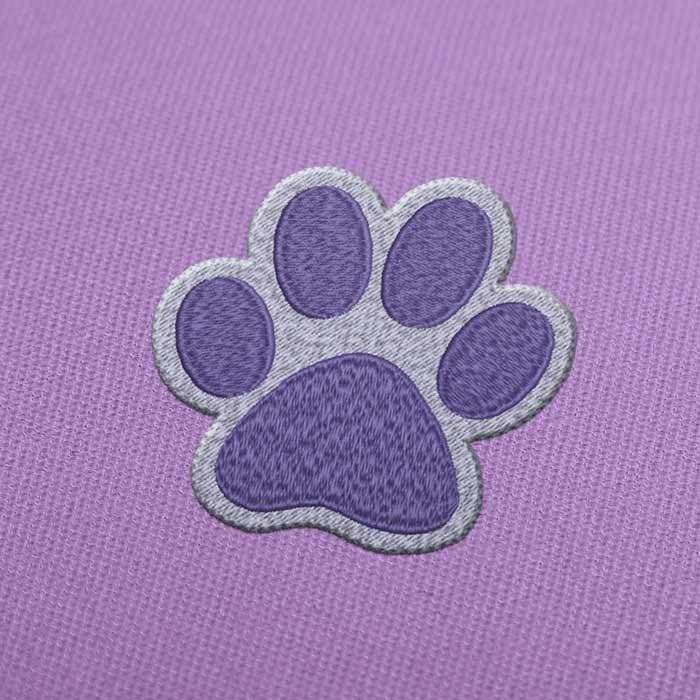 Color Paw Print 2 Motifs de broderie à télécharger