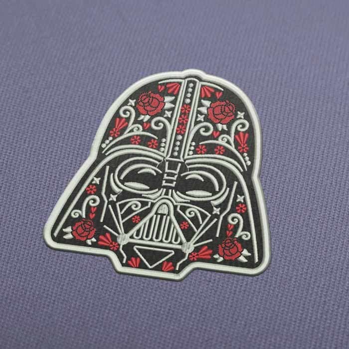 Stickmuster Für Stickmaschinen Download Darth Vader Gesicht Rosen