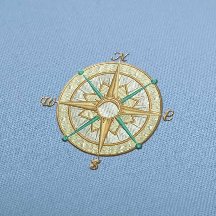 Vintage Compass Rose Bordado Diseño Descargar