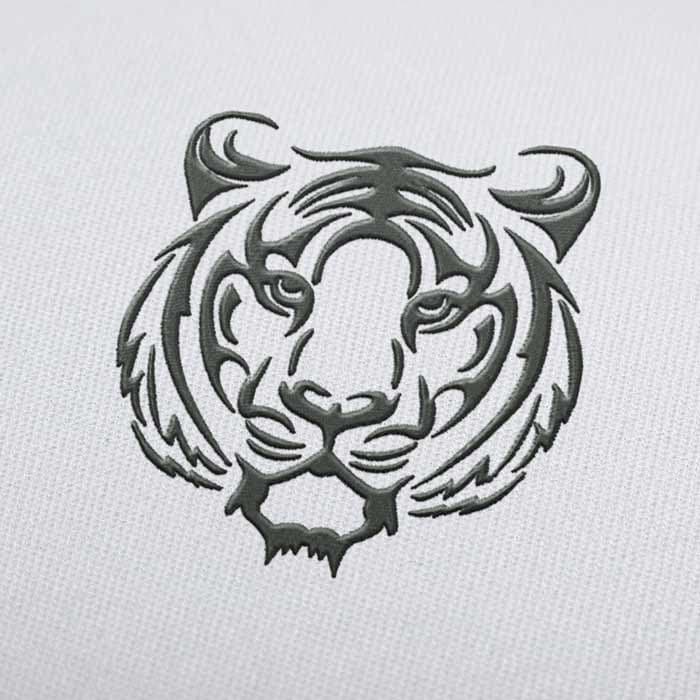 Stickmuster Für Stickmaschinen Download Tigergesicht