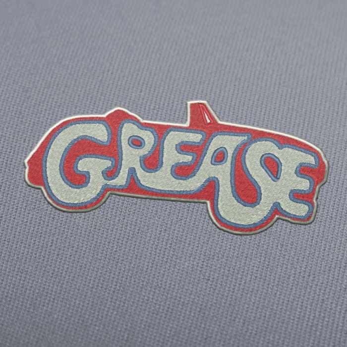 Grease Movie Logo Bordado Descarga Picaje Bordado Diseño