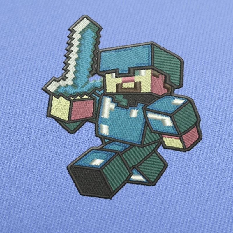 Minecraft Steve Boss Stickmuster Für Stickmaschinen Download