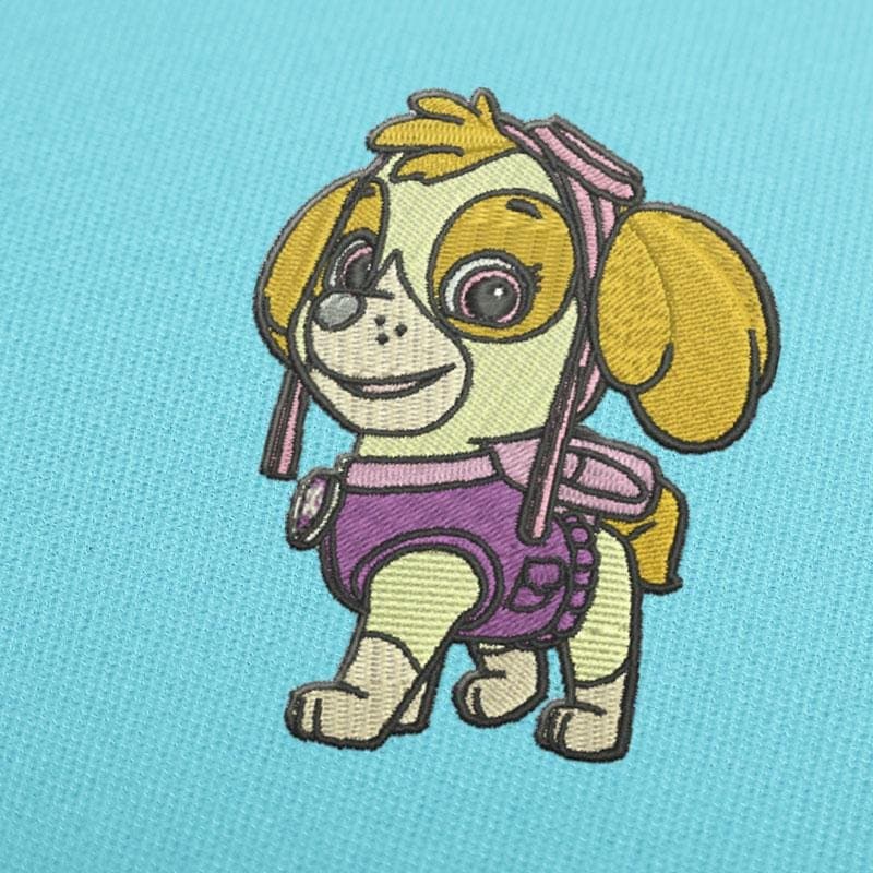 Paw Patrol Skye Descarga Picaje Bordado Diseño