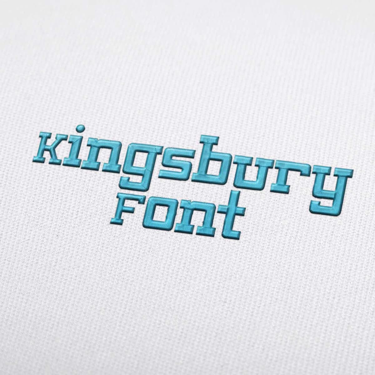 Kingsbury Embroidery Font Set Download