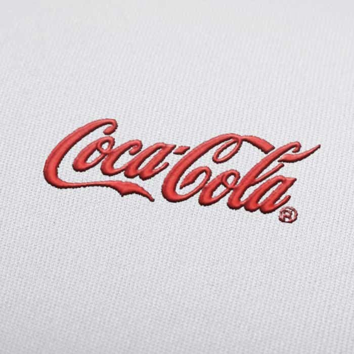 Descarga Picaje Bordado Logo Coca Cola