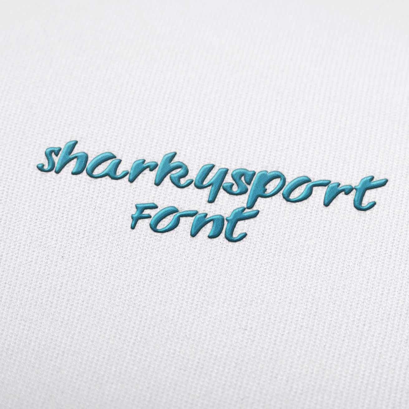 Sharkysport Embroidery Font Set Download