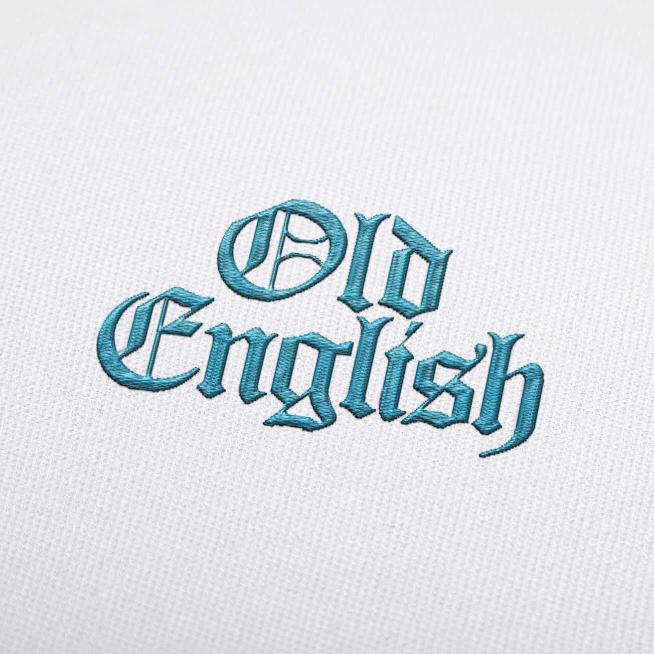 Set di caratteri da ricamo Old English Download