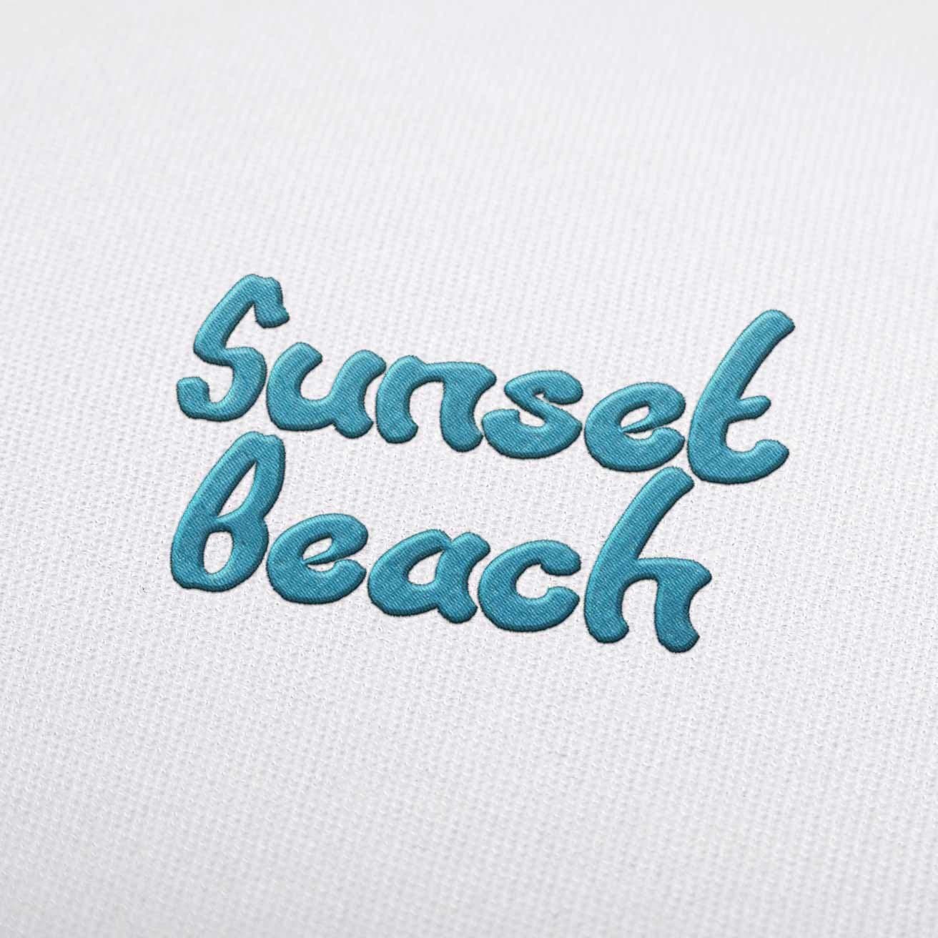 Set di caratteri per ricamo Sunset Beach Download