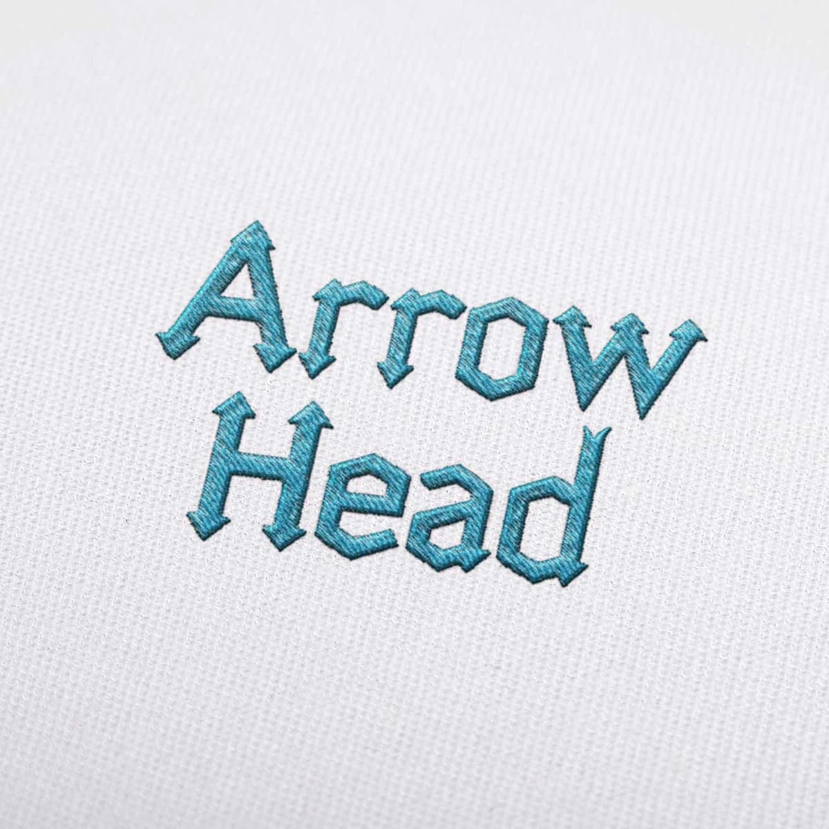 Arrow Head Embroidery Font Set Download