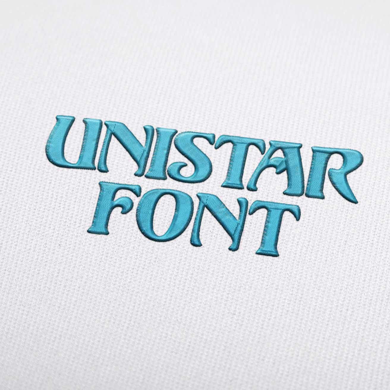 Set di caratteri per ricamo Unistar Download