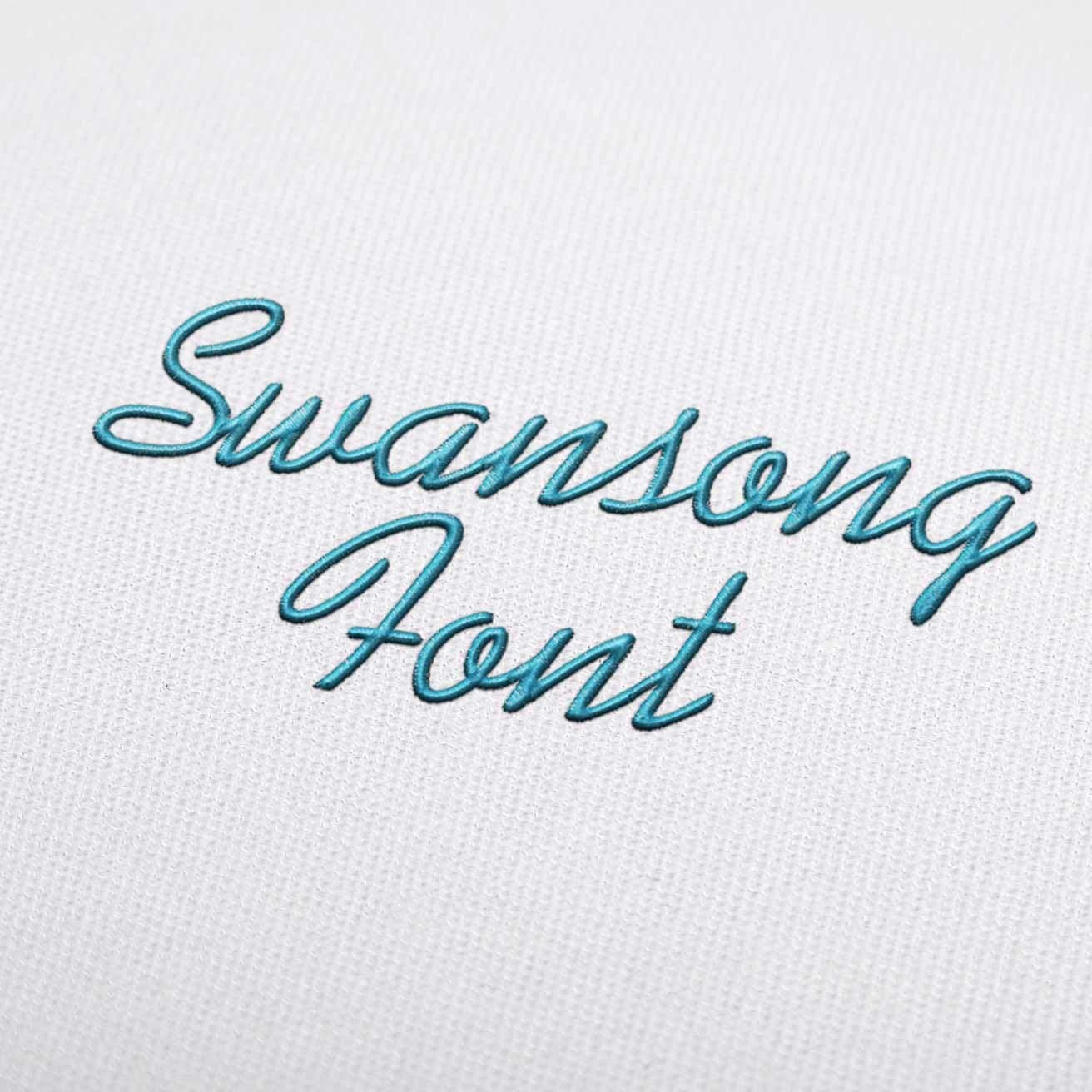 Set di caratteri per ricamo Swansong Download