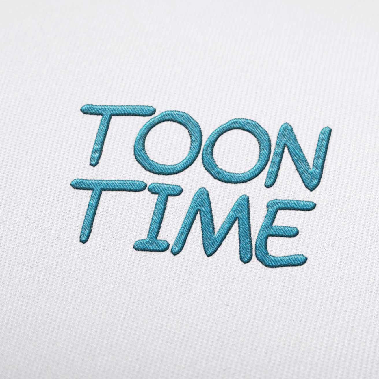 Toon Time Embroidery Font Set Download