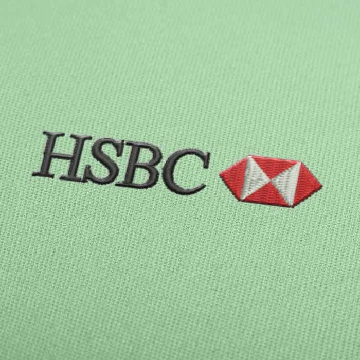 Télécharger le logo de la banque HSBC en broderie