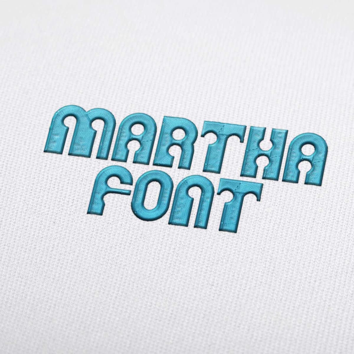 Martha Embroidery Font Set Download