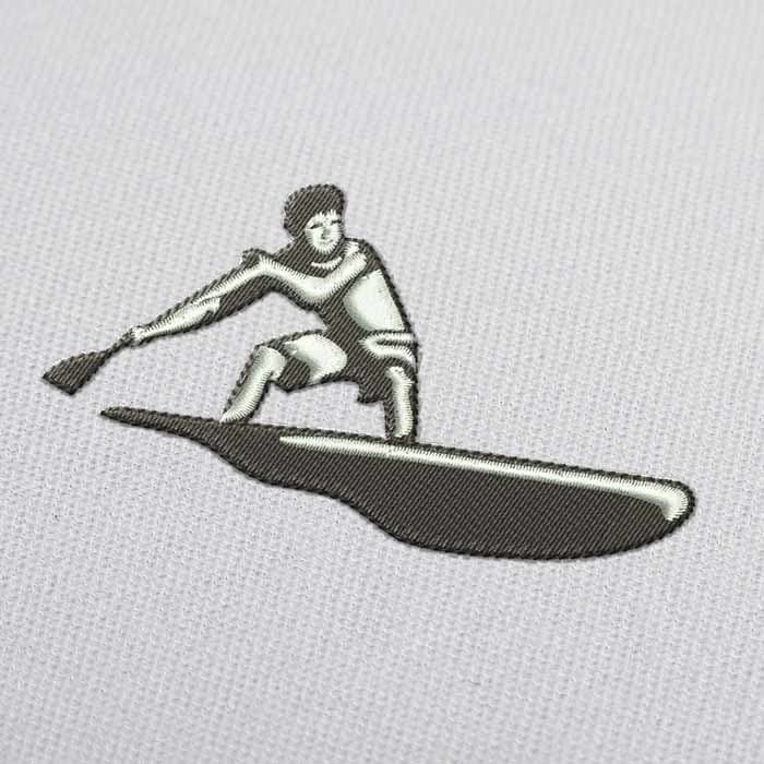 Motif de broderie Surf Rowing Download