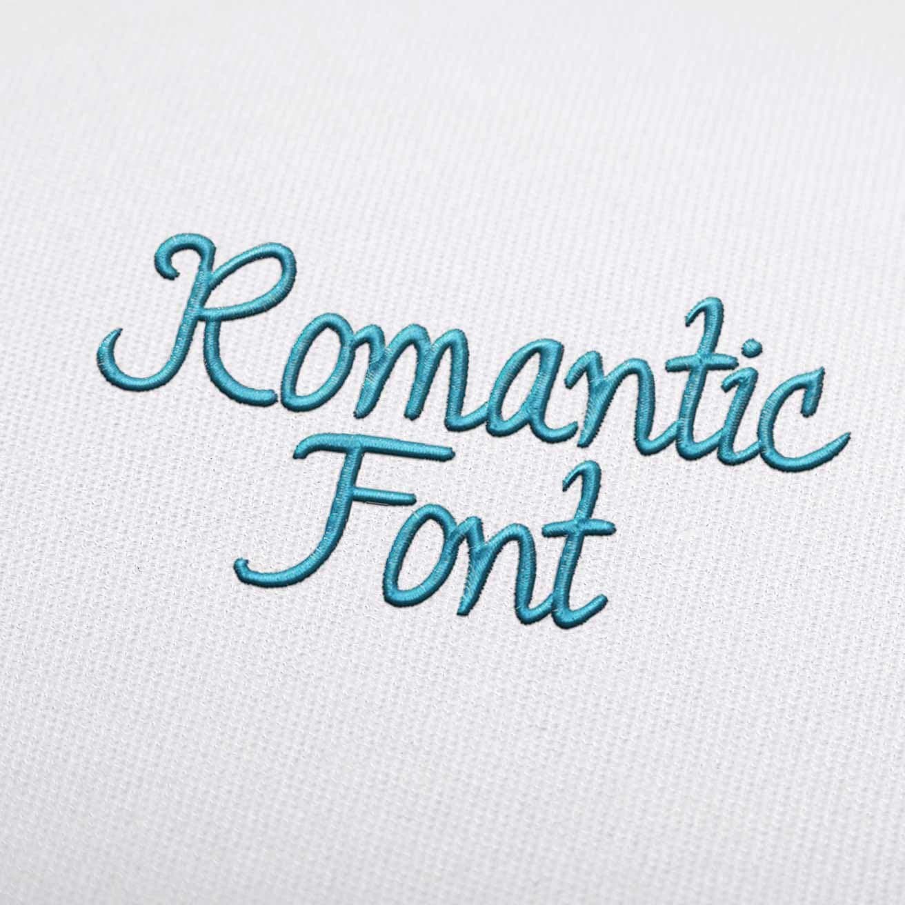 Set di caratteri per il ricamo romantico Download
