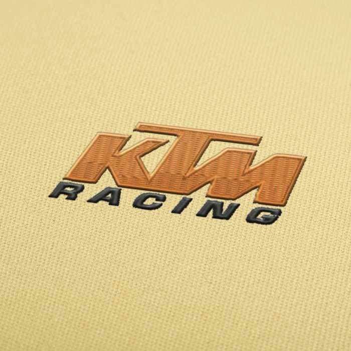 KTM Racing Logo Stickmuster Für Stickmaschinen Download