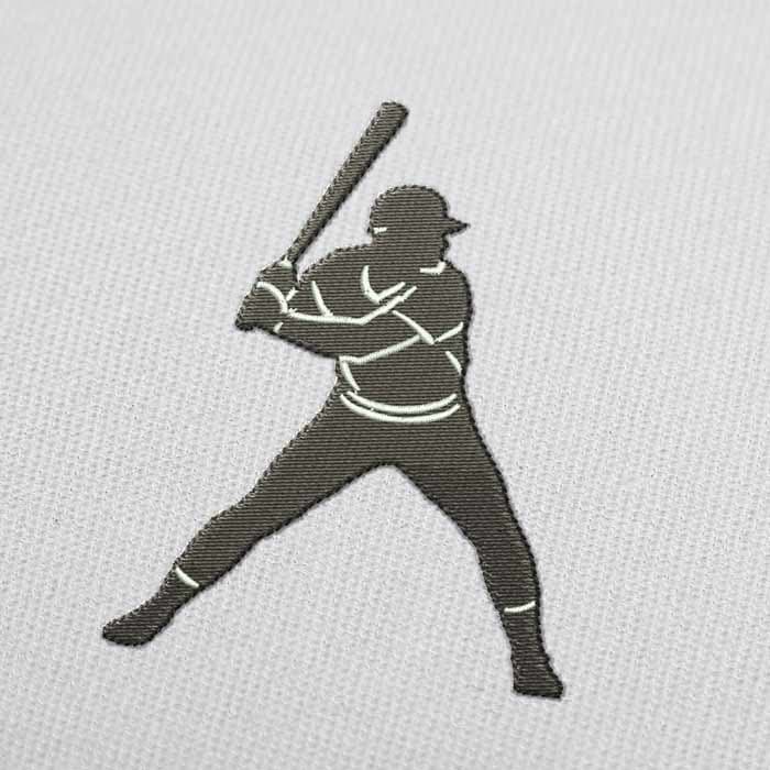 Baseball Batter Stickmuster Für Stickmaschinen Download