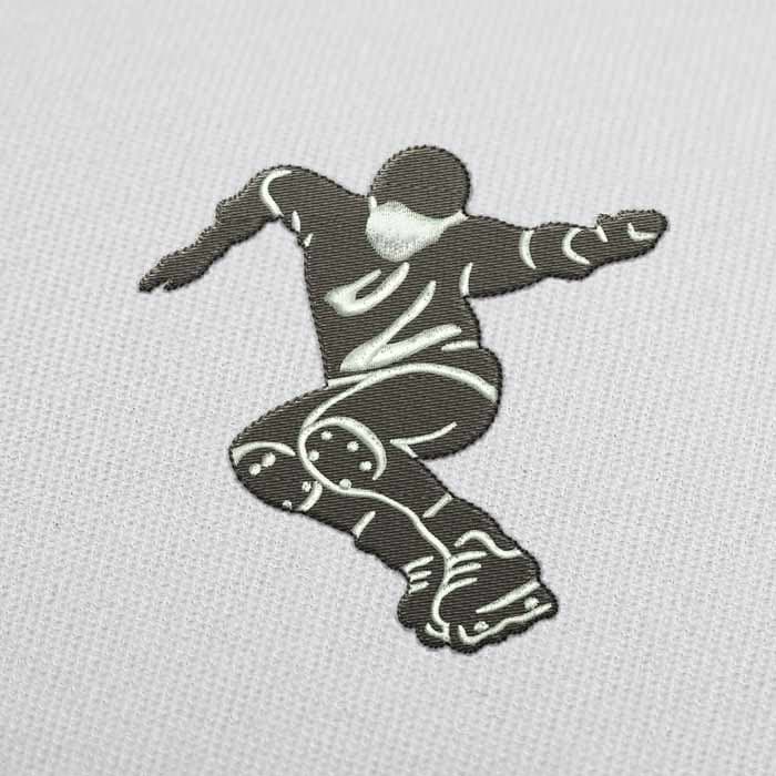 Inline-Skate Stickmuster Für Stickmaschinen Download