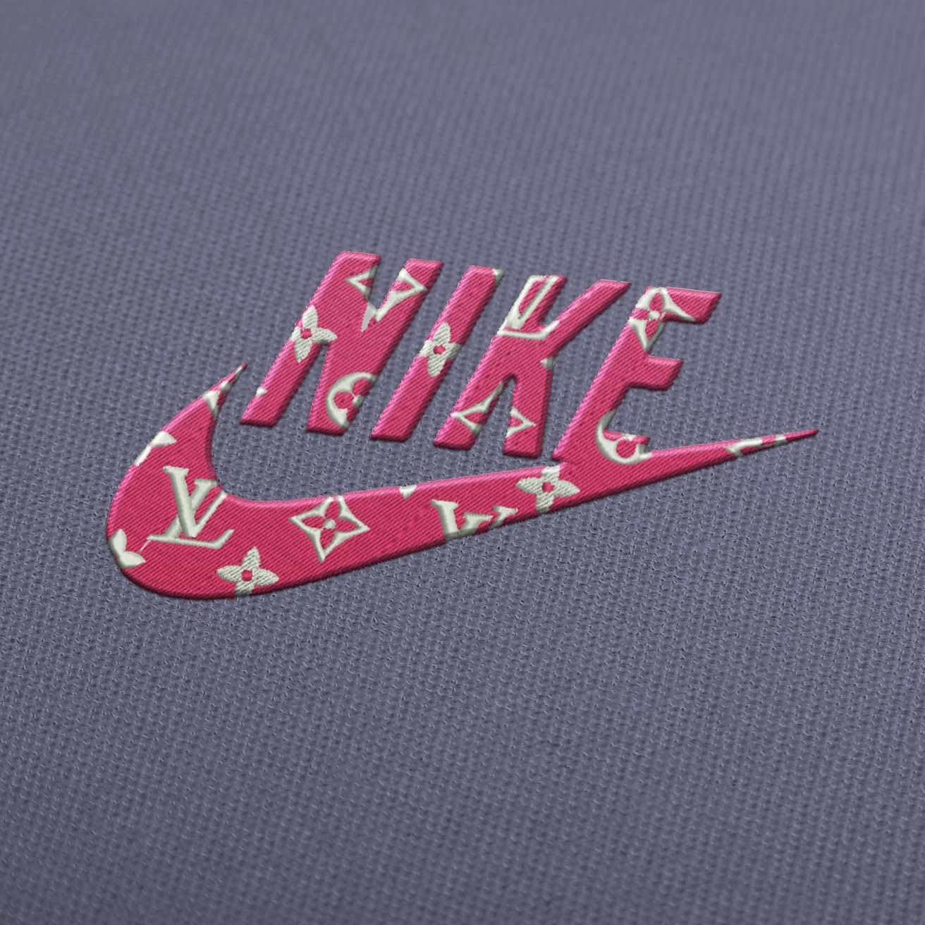 Nike x Louis Vuitton Logo Stickmuster Für Stickmaschinen Download