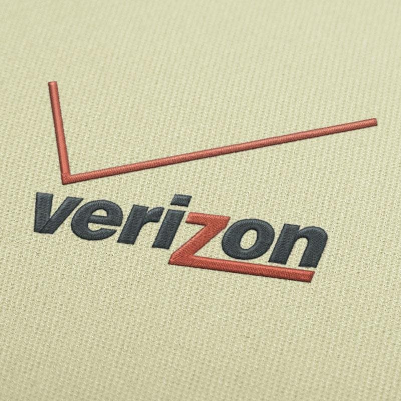Verizon Logo Stickmuster Für Stickmaschinen Download