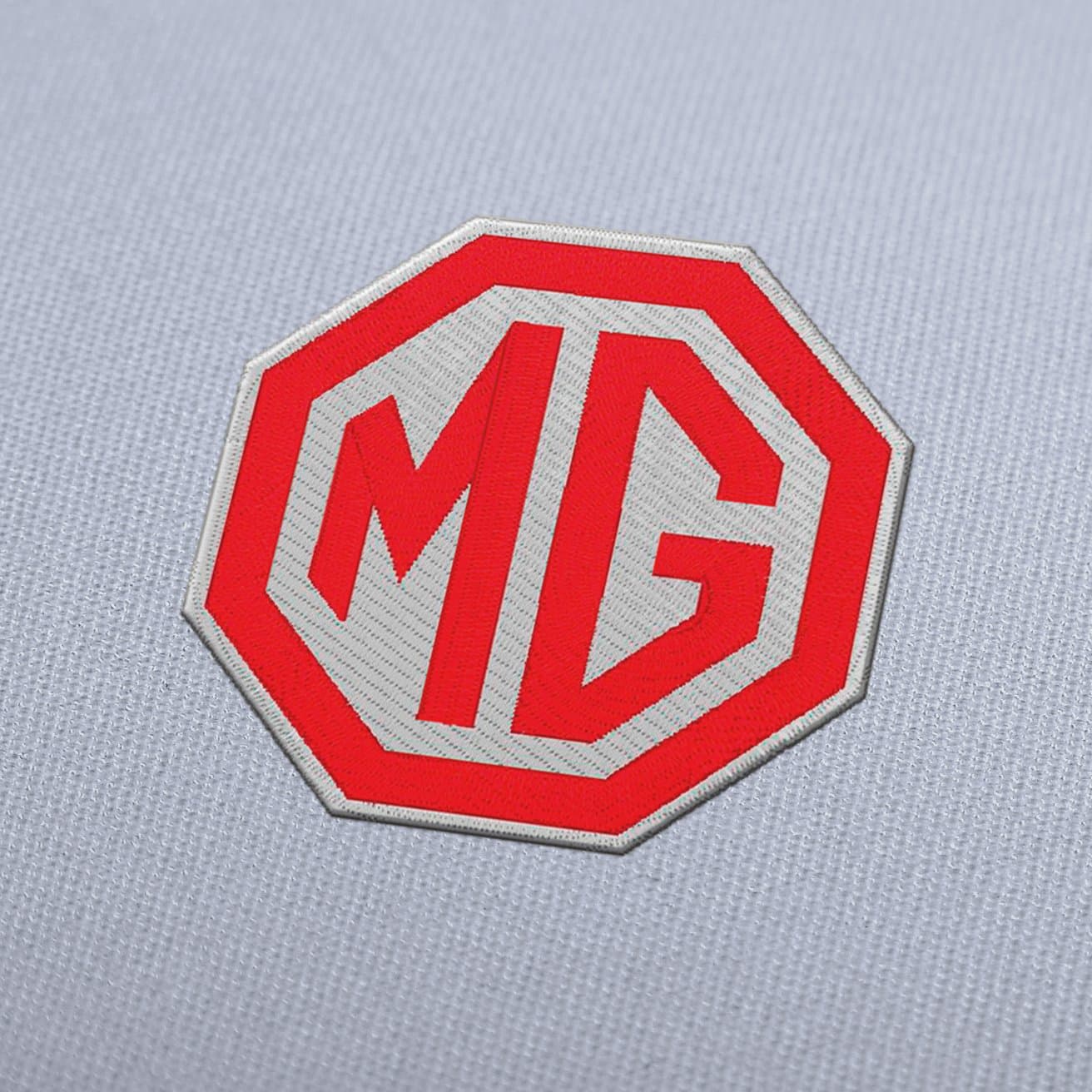 MG Cars Logotipo Bordado Diseño Descargar