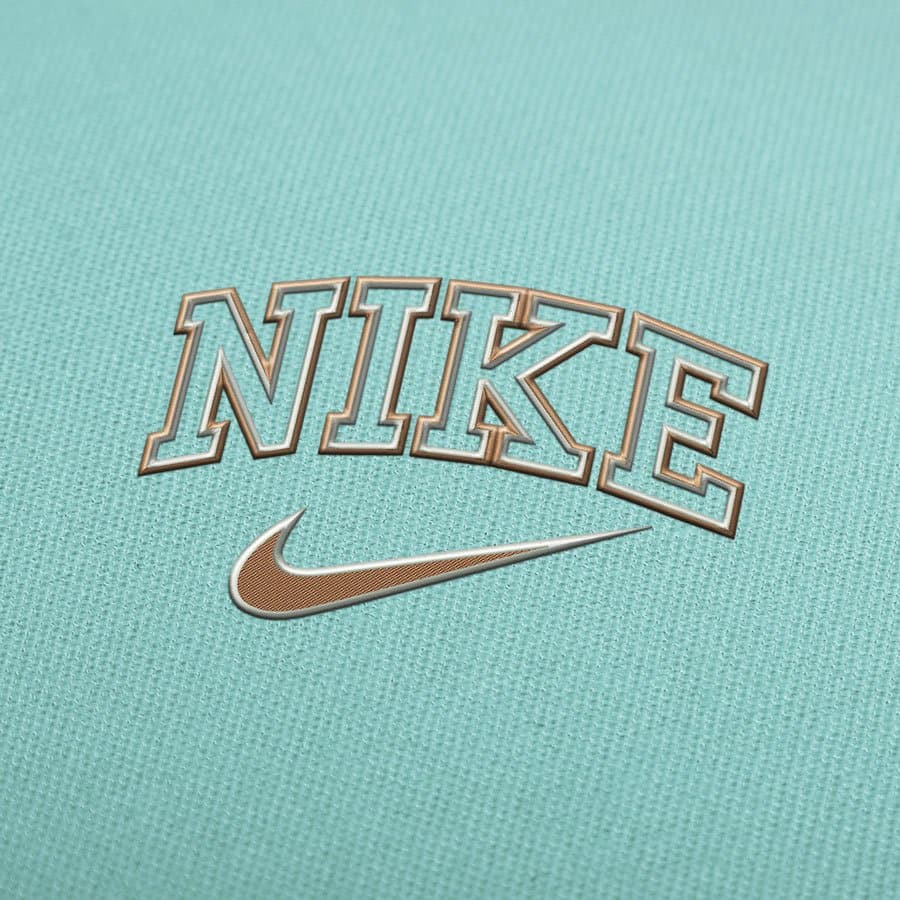 Nike 2 Contornos Bordado Diseños Descargar