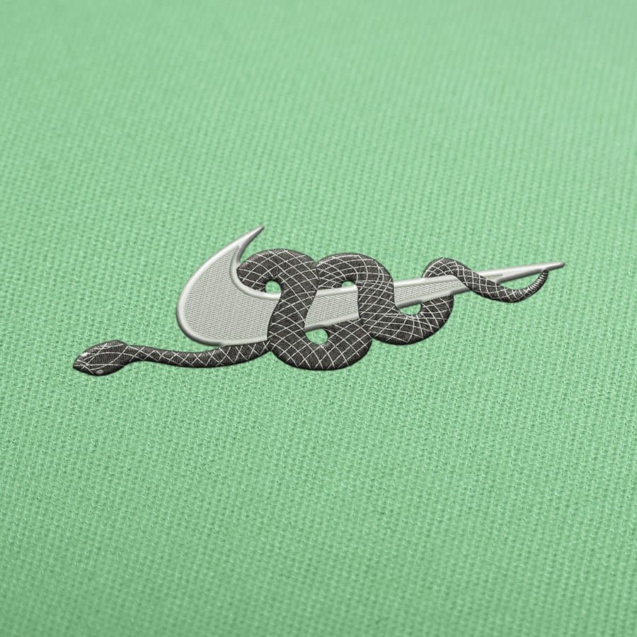 Nike Snake Bordado Diseños Descargar